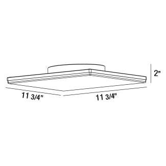 Eurofase 34117-019 LED Outdoor Surface Mount, Graphite Grey