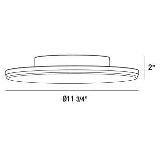 Eurofase 34118-016 LED Outdoor Surface Mount, Graphite Grey