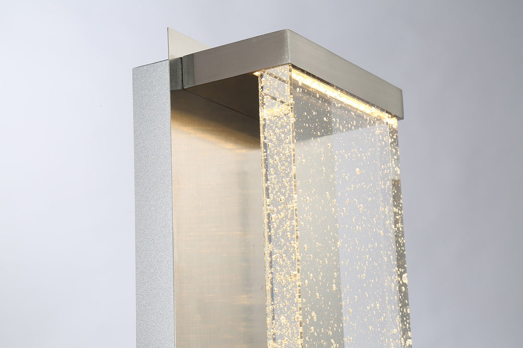 Eurofase 34138-014 LED Outdoor Wall Mount, Satin Nickel