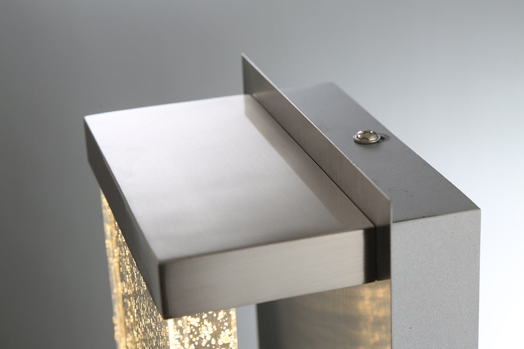 Eurofase 34138-014 LED Outdoor Wall Mount, Satin Nickel