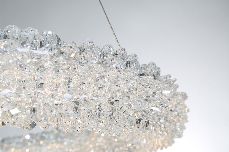 Eurofase 34153-017 LED Chandelier, Chrome
