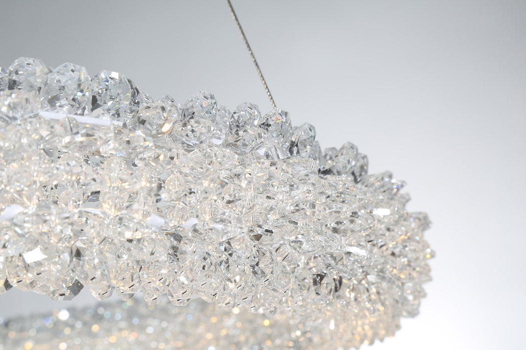 Eurofase 34153-017 LED Chandelier, Chrome