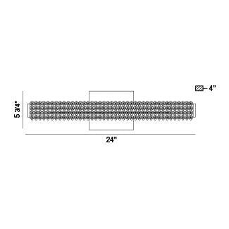 Eurofase 34157-015 LED Wall Sconce, Chrome