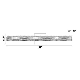 Eurofase 34158-012 LED Wall Sconce, Chrome