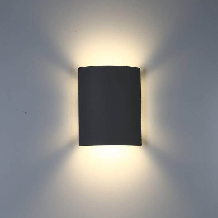 Eurofase 34174-029 LED Outdoor Wall Mount, Graphite Grey