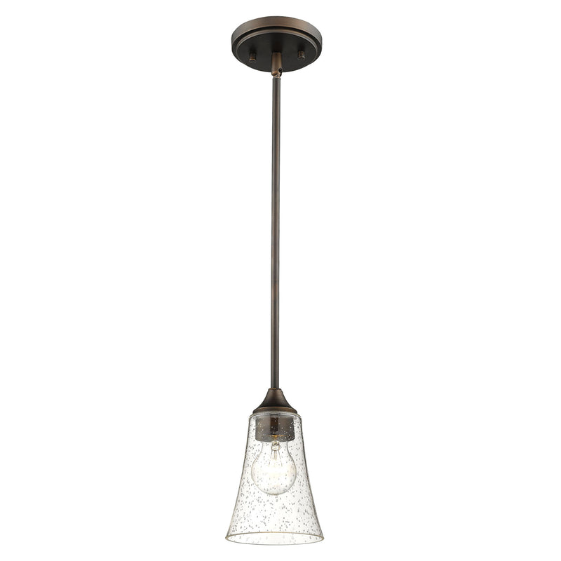 Millennium 1461-RBZ One Light Mini Pendant, Rubbed Bronze