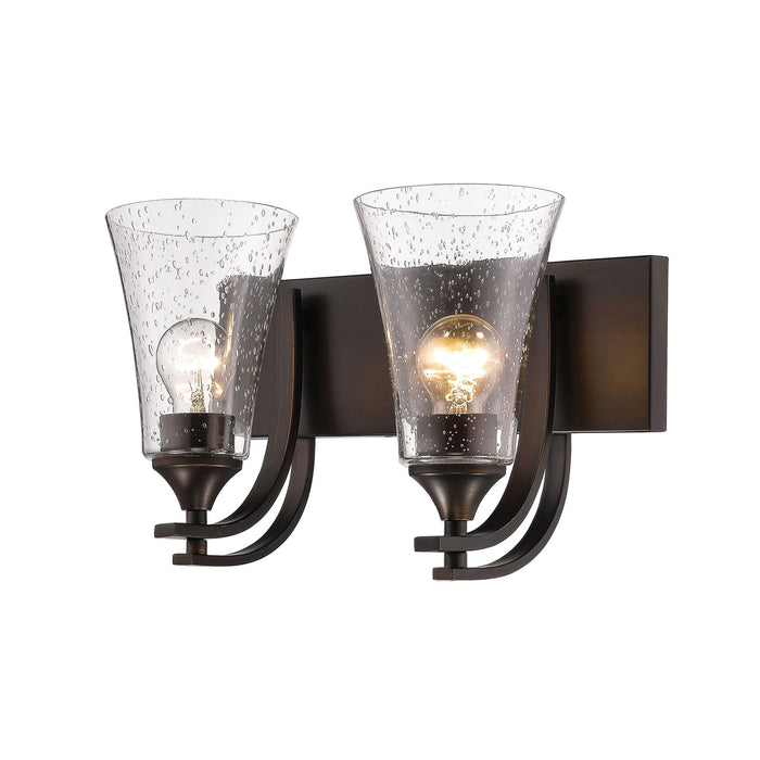 Millennium 1492-RBZ Two Light Vanity, Rubbed Bronze