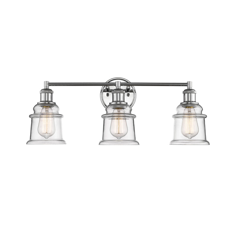 Millennium 2343-CH Three Light Vanity, Chrome