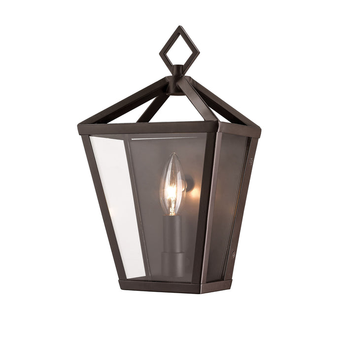 Millennium 2530-PBZ One Light Outdoor Wall Sconce, Powder Coated Bronze