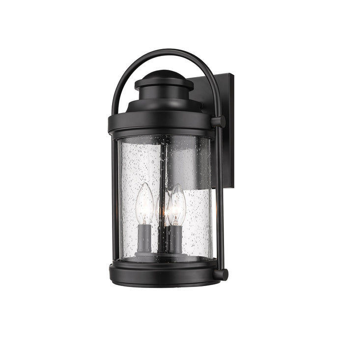 Millennium 2541-PBK Three Light Outdoor Wall Bracket, Powder Coated Black