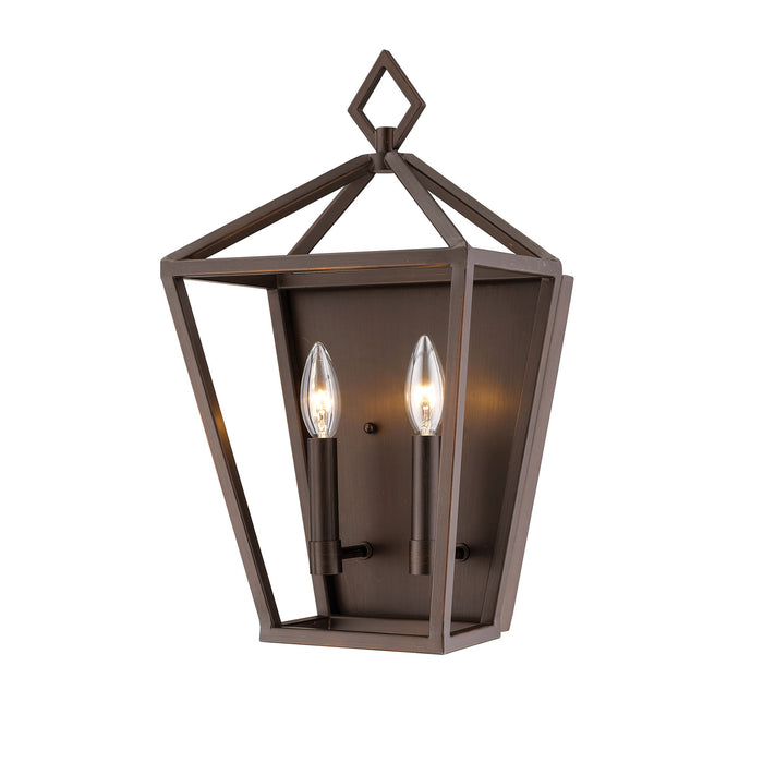 Millennium 2572-RBZ Two Light Wall Sconce, Rubbed Bronze