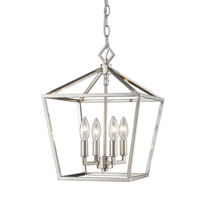 Millennium 3234-SN Four Light Pendant, Satin Nickel