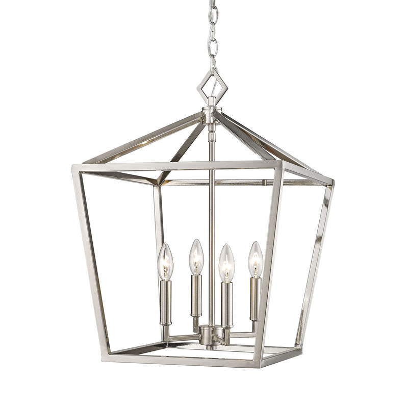 Millennium 3244-SN Four Light Pendant, Satin Nickel