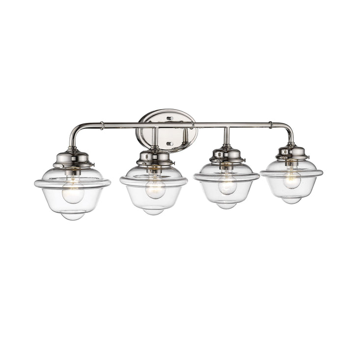 Millennium 3444-PN Four Light Vanity, Polished Nickel