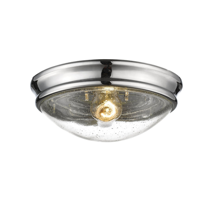 Millennium 5226-CH One Light Flushmount, Chrome