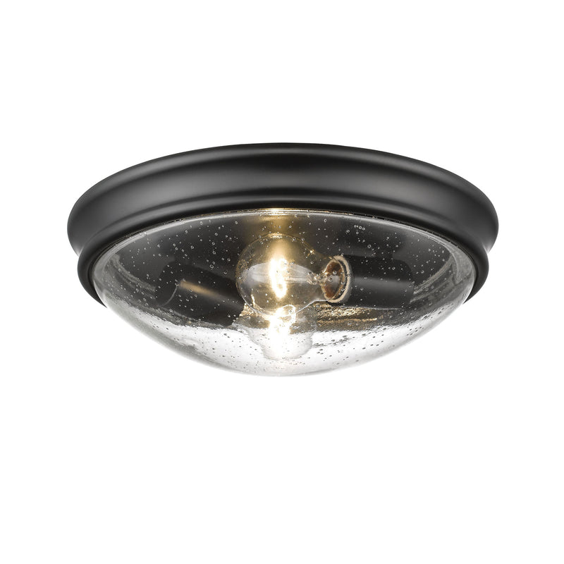 Millennium 5228-MB Two Light Flushmount, Matte Black