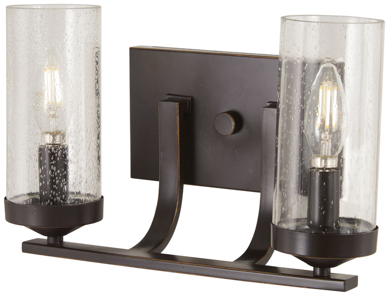 Minka-Lavery 4652-579 Two Light Bath, Downton Bronze With Gold Highl