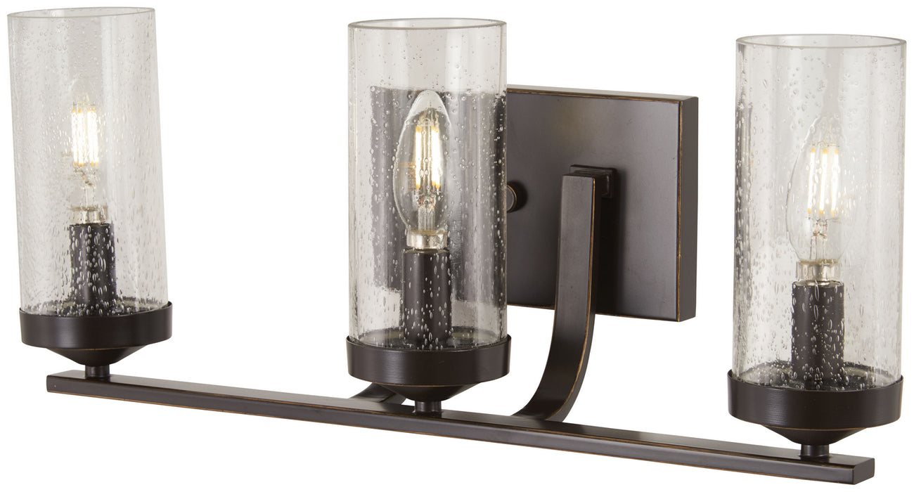 Minka-Lavery 4653-579 Three Light Bath, Downton Bronze With Gold Highl
