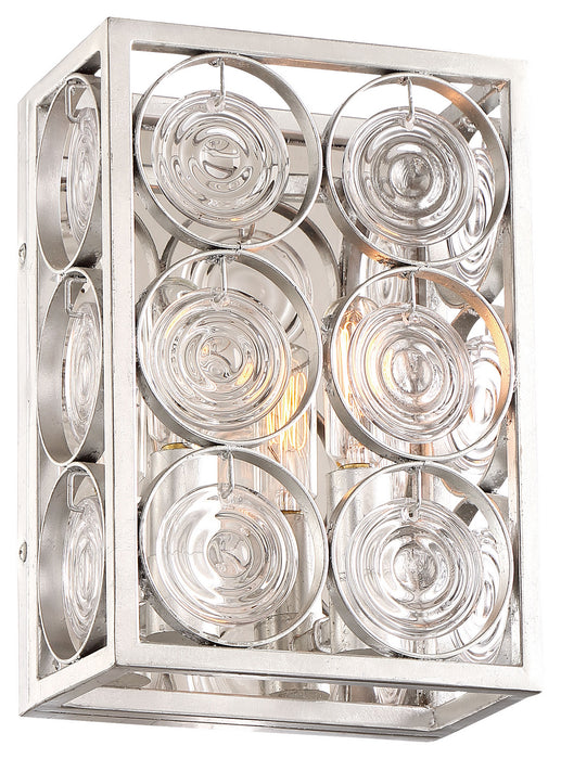 Minka-Lavery 4662-598 Two Light Wall Sconce, Catalina Silver