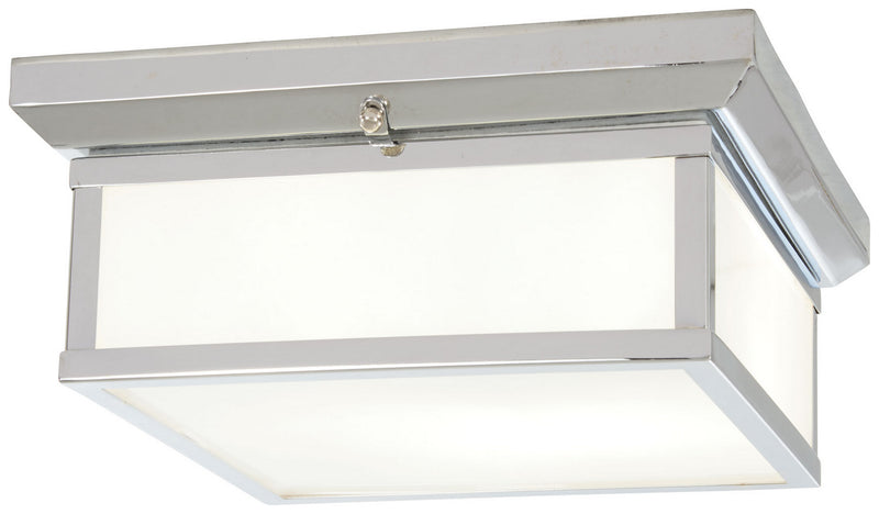 Minka-Lavery 6919-77 Two Light Flush Mount, Chrome