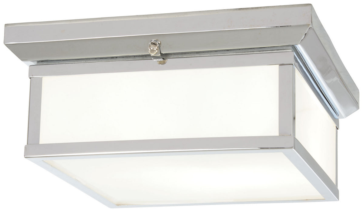 Minka-Lavery 6919-77 Two Light Flush Mount, Chrome
