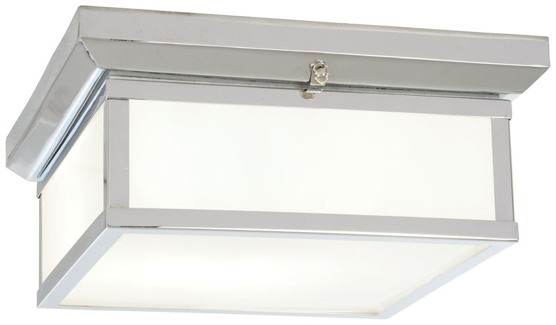 Minka-Lavery 6919-77 Two Light Flush Mount, Chrome