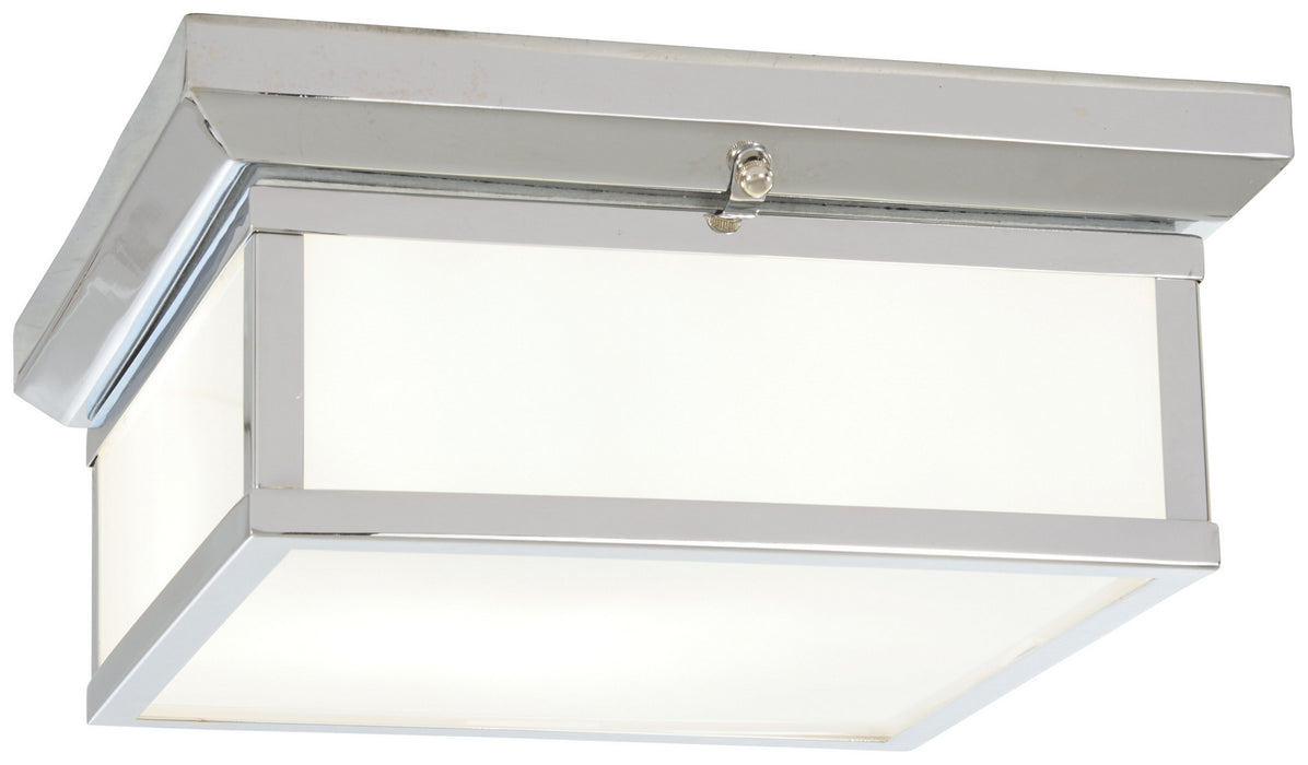 Minka-Lavery 6919-77 Two Light Flush Mount, Chrome