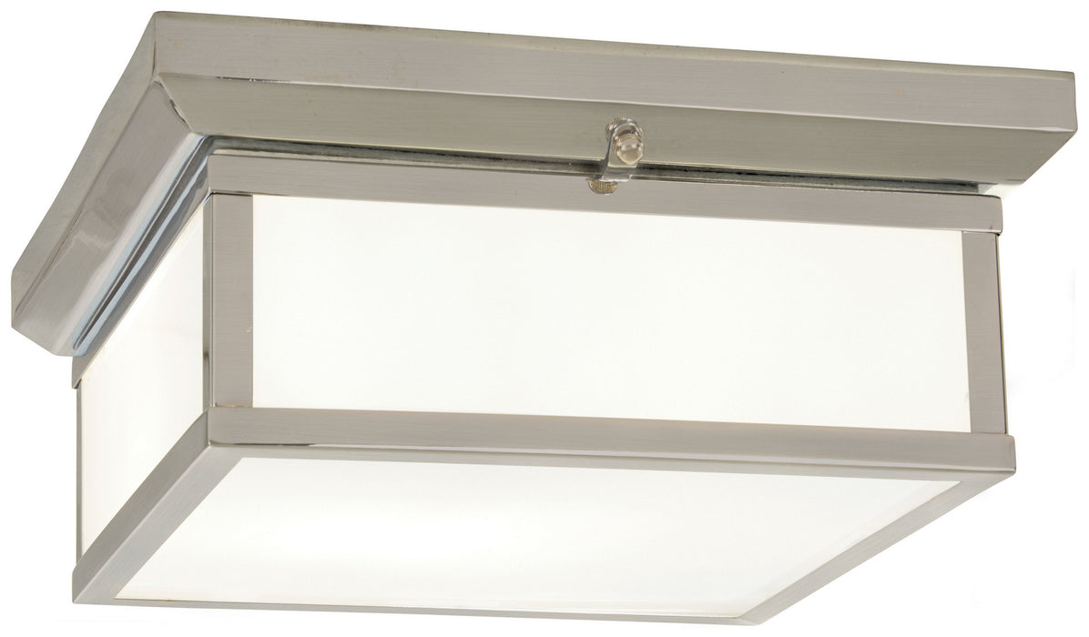 Minka-Lavery 6919-84 Two Light Flush Mount, Brushed Nickel