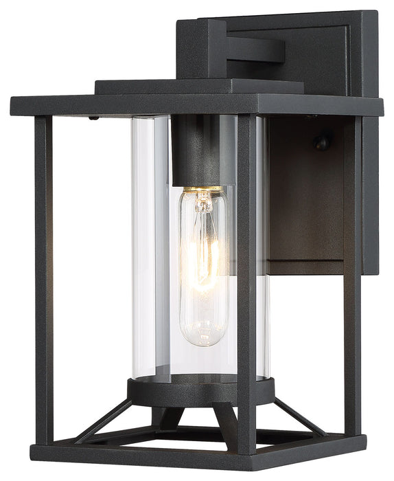 Minka-Lavery 72471-66 One Light Outdoor Wall Mount, Coal
