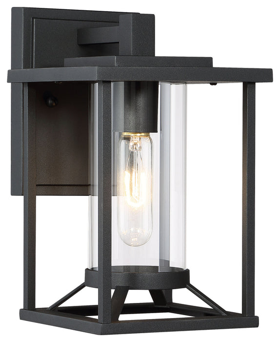 Minka-Lavery 72471-66 One Light Outdoor Wall Mount, Coal
