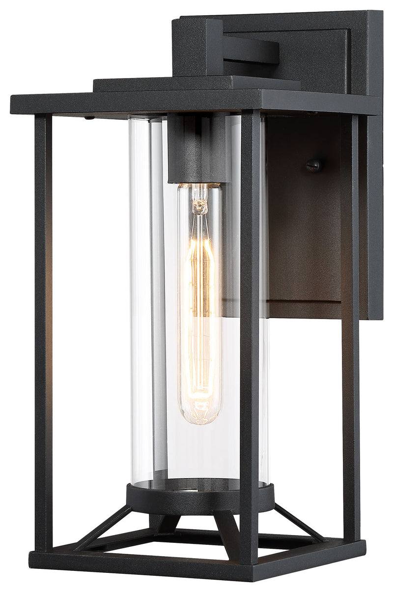 Minka-Lavery 72472-66 One Light Outdoor Wall Mount, Coal