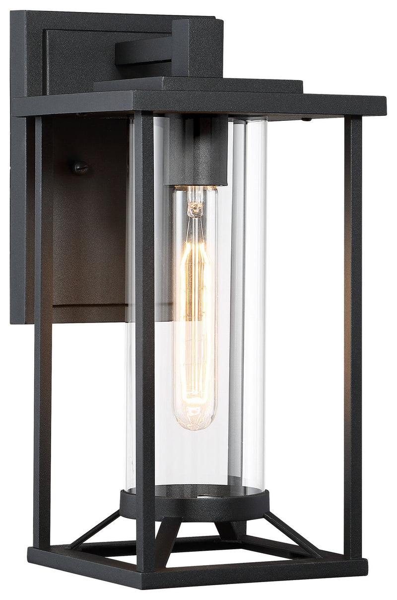 Minka-Lavery 72472-66 One Light Outdoor Wall Mount, Coal