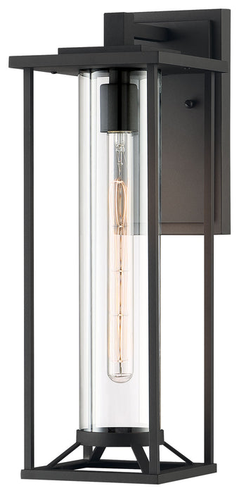 Minka-Lavery 72477-66 One Light Outdoor Wall Mount, Coal
