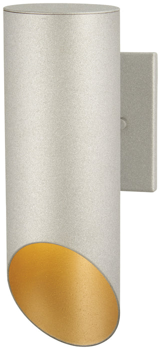 Minka-Lavery 72611-295G One Light Outdoor Wall Mount, Sand Silver W/Gold