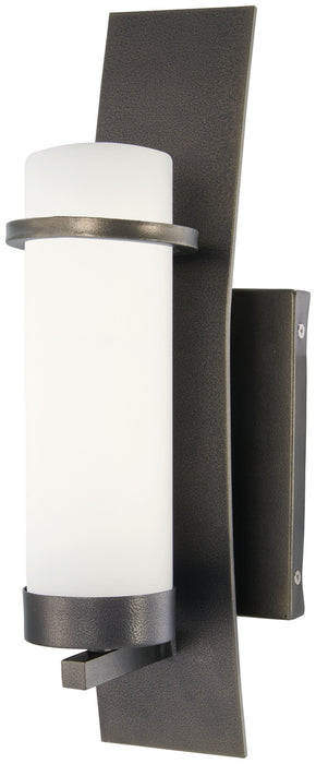 Minka-Lavery 72651-172 One Light Outdoor Wall Mount, Smoked Iron