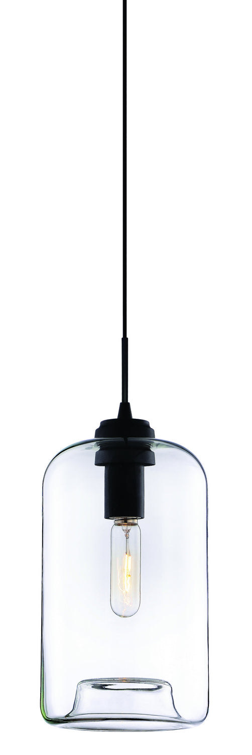 Matteo Lighting C41408CL One Light Pendant, Clear