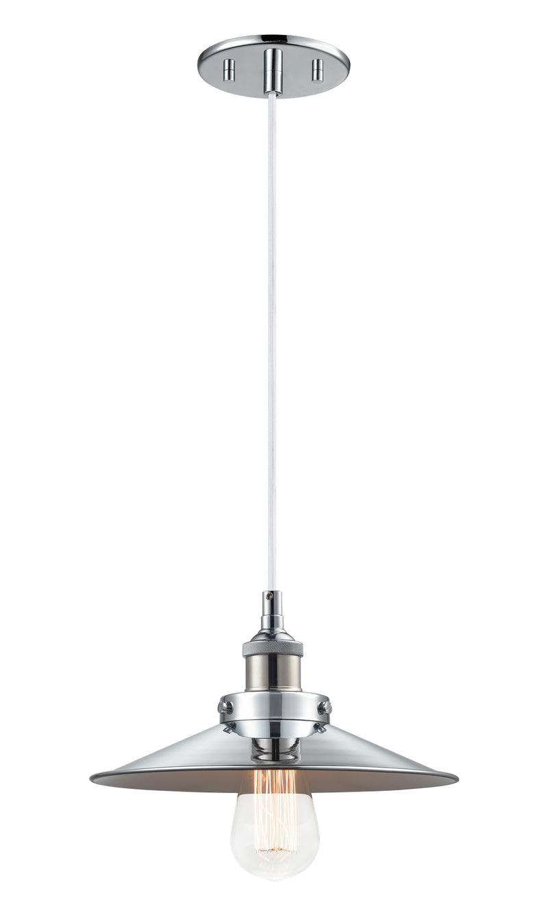 Matteo Lighting C46111CHCH One Light Pendant, Chrome