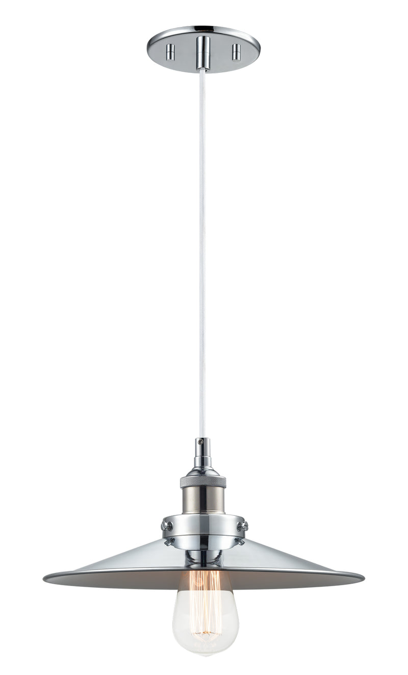 Matteo Lighting C46112CHCH One Light Pendant, Chrome