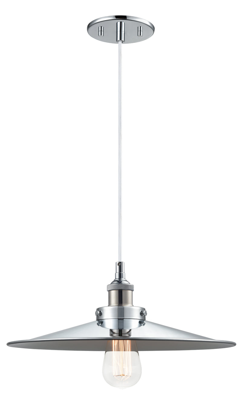 Matteo Lighting C46113CHCH One Light Pendant, Chrome