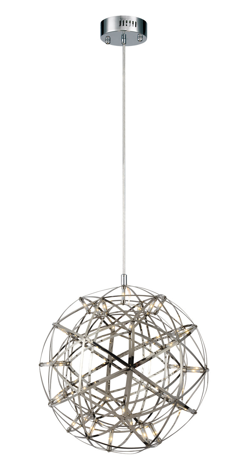 Matteo Lighting C48616CH LED Chandelier, Chrome