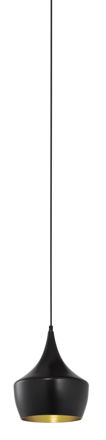 Matteo Lighting C48702BZ One Light Pendant, Bronze