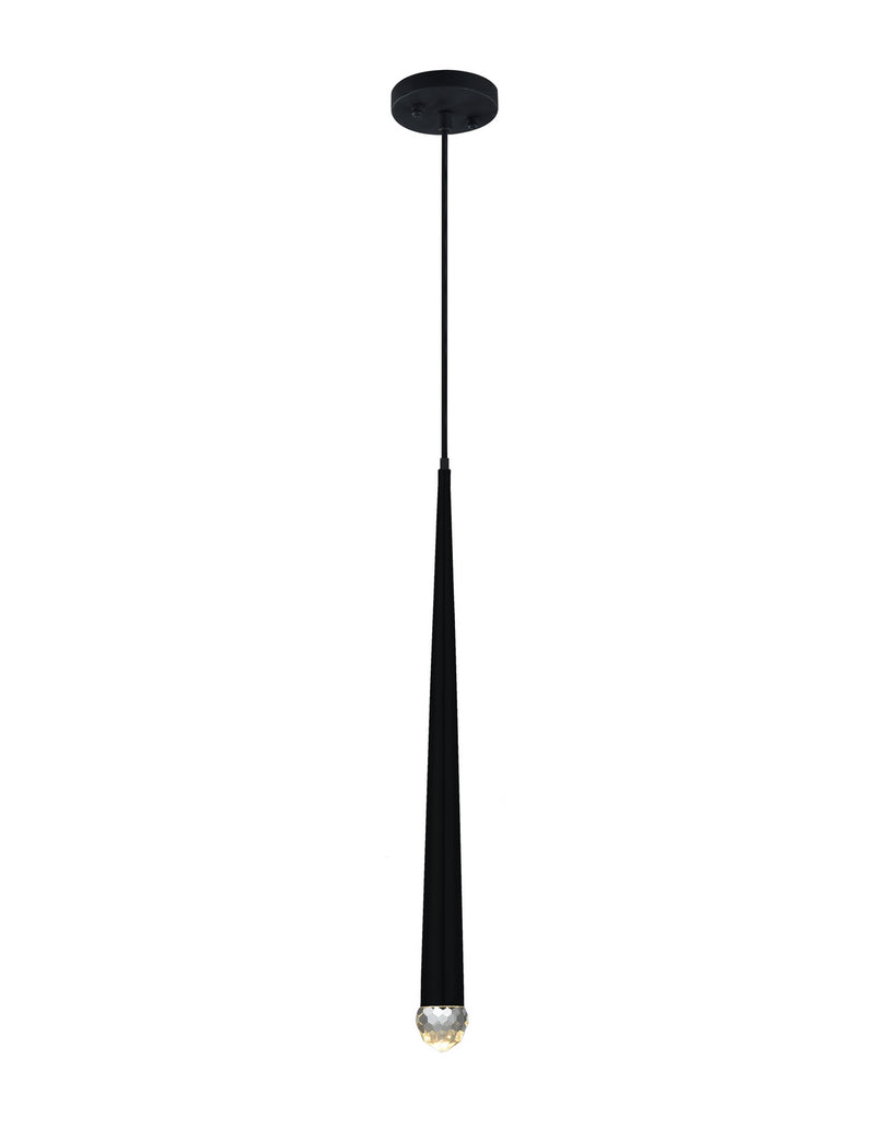 Matteo Lighting C62701MB LED Pendant, Matte Black