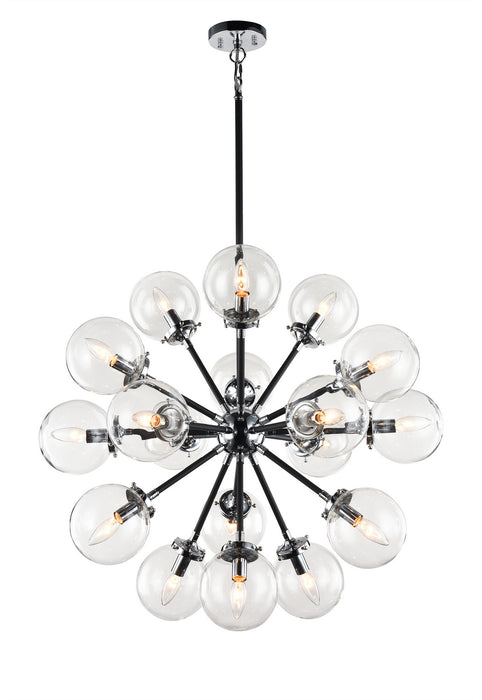 Matteo Lighting C62818CHCL 18 Light Chandelier, Chrome