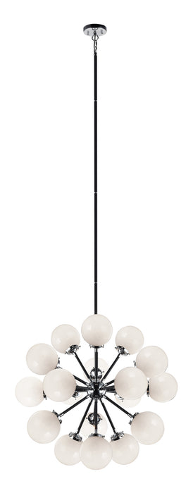 Matteo Lighting C62818CHOP 18 Light Chandelier, Chrome
