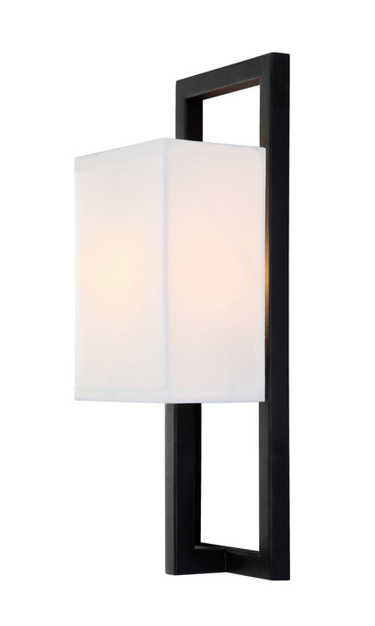 Matteo Lighting S00101DG One Light Wall Sconce, Dark Grey