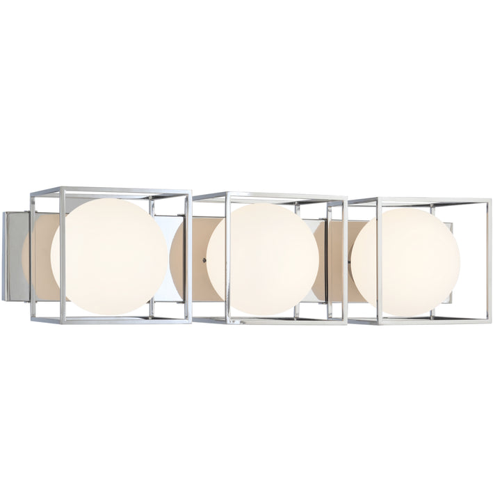 Matteo Lighting S03803CH Three Light Wall Sconce, Chrome