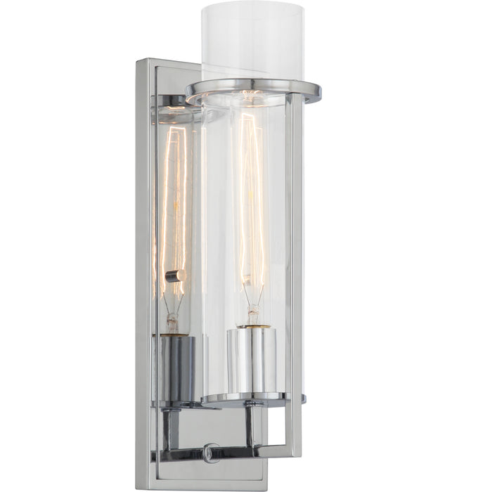 Matteo Lighting S03901CH One Light Wall Sconce, Chrome