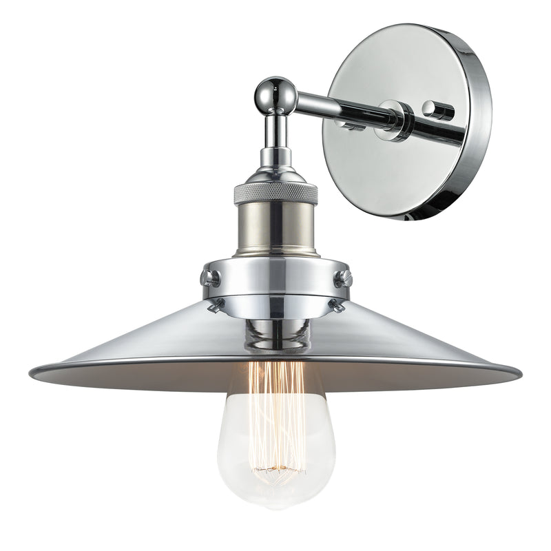 Matteo Lighting W46111CHCH One Light Wall Sconce, Chrome