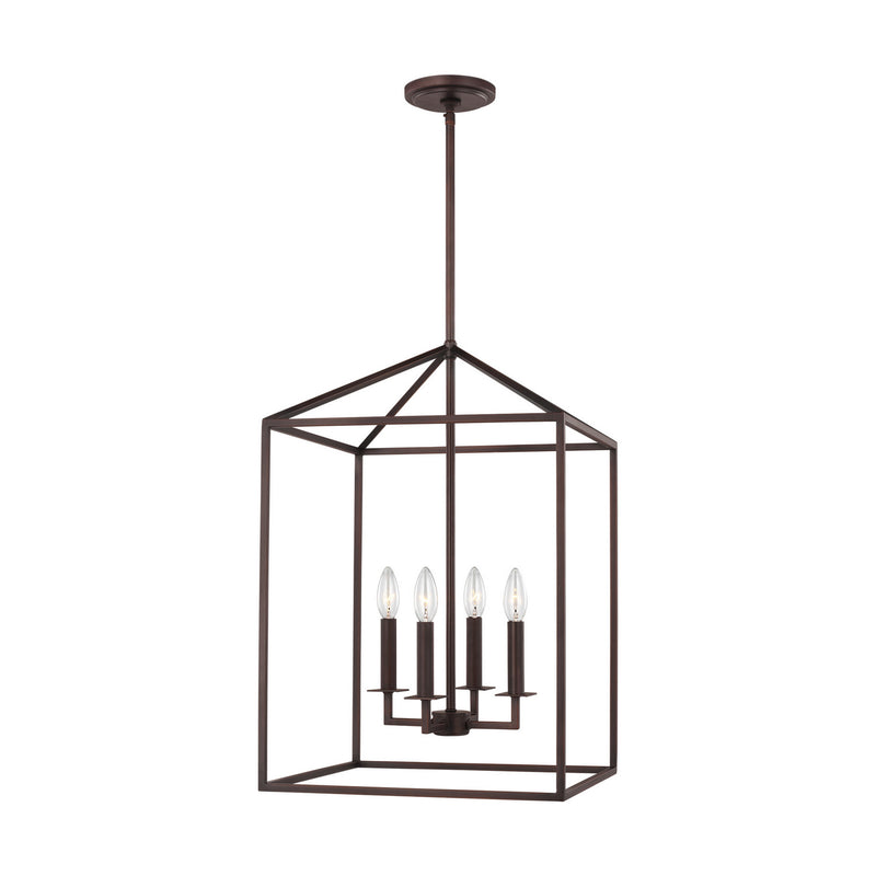 Generation Lighting 5115004-710 Four Light Hall / Foyer, Bronze