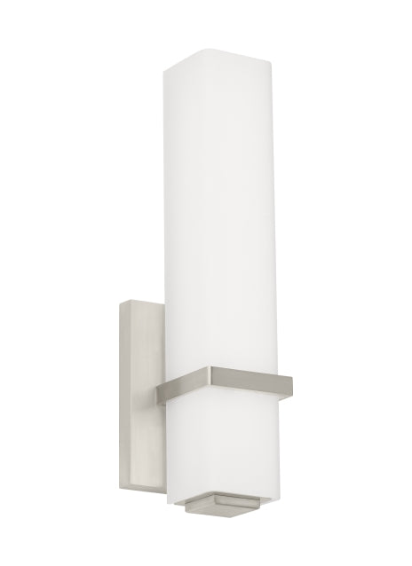 Visual Comfort Modern 700BCMLN13WS-LED930-277 LED Bath, Satin Nickel